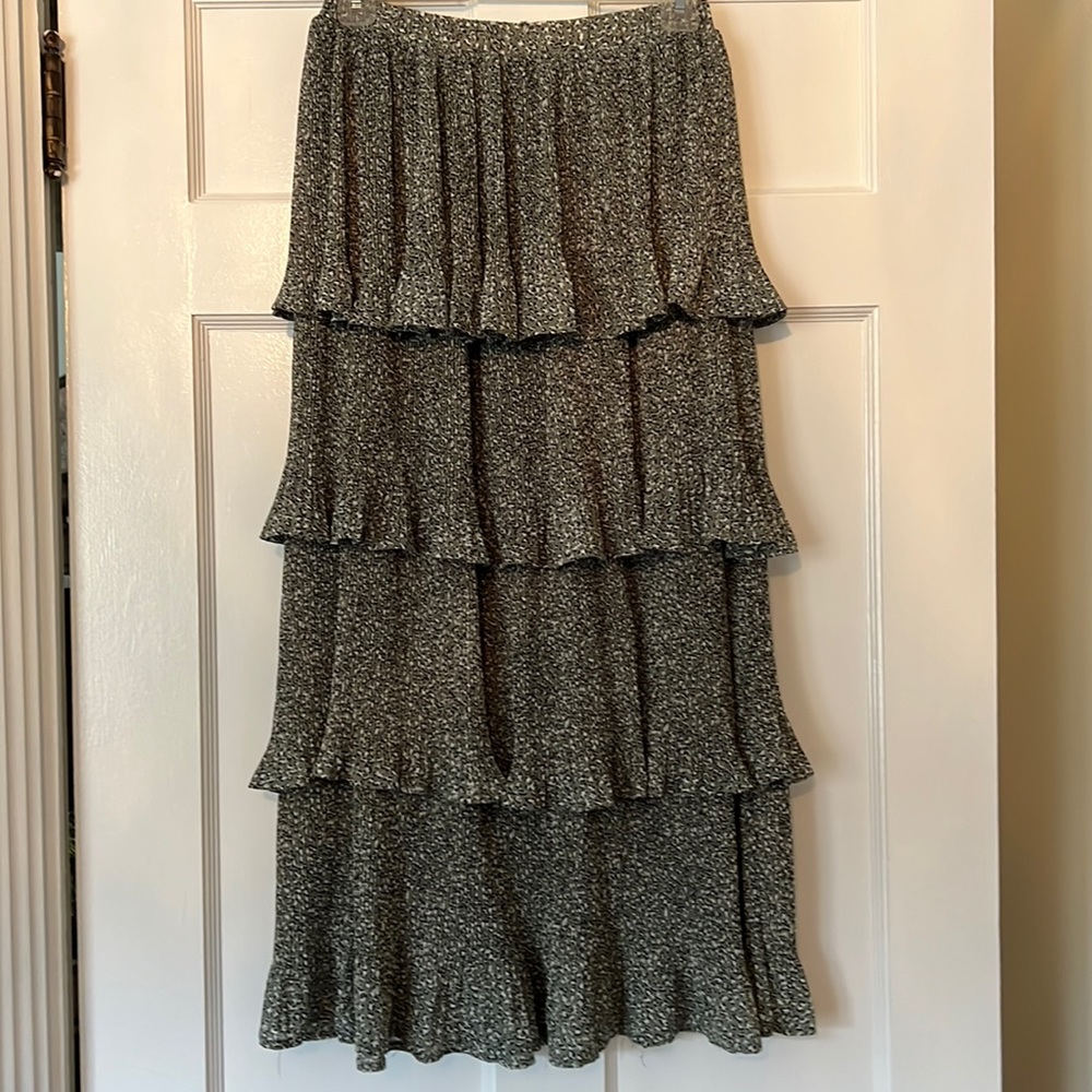 Tiered Maxi Skirt